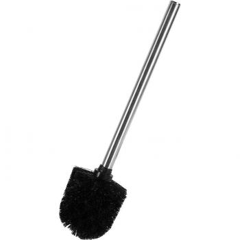 Metal Handle Toilet Cleaning Brush with Black Head