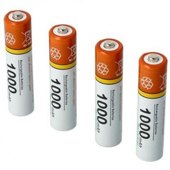 Batteries AAA Micro Rechargeables 4p – 1000 mAh,
