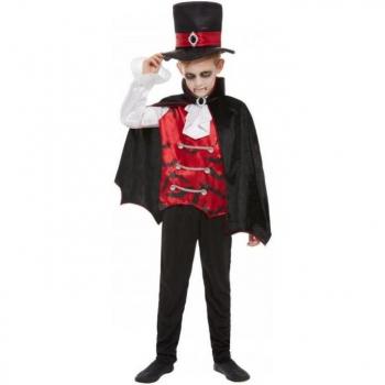 Ensemble vampire enfant Smiffys – Noir/Rouge, 7-9 ans