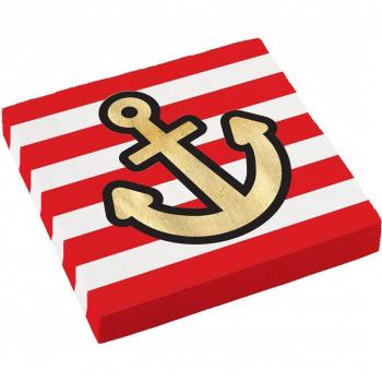 Amscan Papierserviette „Pirate“ – 16x, 33 × 33 cm