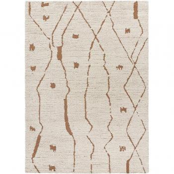 Tapis style scandinave beige 120x170 cm