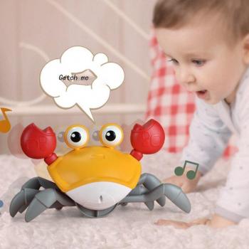 Light-Up Crab Toy with Music for Children