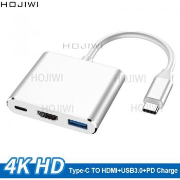 HOJIWI Estación de Acoplamiento MacBook 3 en 1 (USB 3.0 + HDMI)