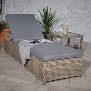 Wentworth Sunlounger with Weather Shield Cushion