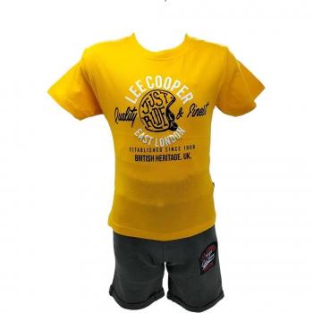Ragazzo Estivo 10 anni – Maglia e Shorts in Giallo