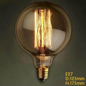 Illuminazione Vintage a Filamento Edison E27 40W per Interni Decorativo