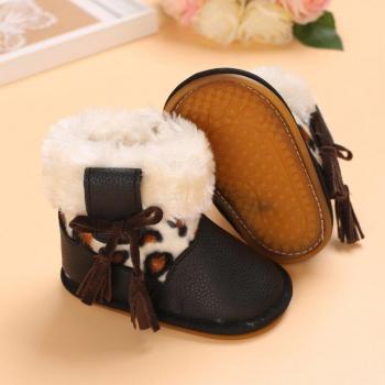 Soft Bottom Rubber Sole Baby Boots 0-18M