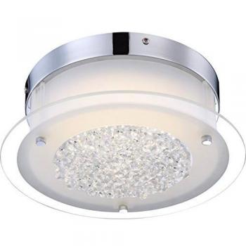 Plafonnier Design Métal Chromé