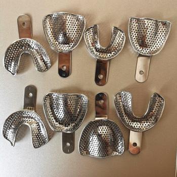 Kit de 8 Bandejas para Dentadura Superior e Inferior