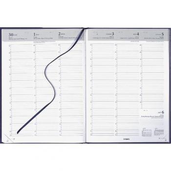 Agenda Omega 2024 Lima 7 jours/2 pages bleu