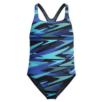 Cobalt Pop Hyperboom Medalist Swimsuit for Girls 13–14