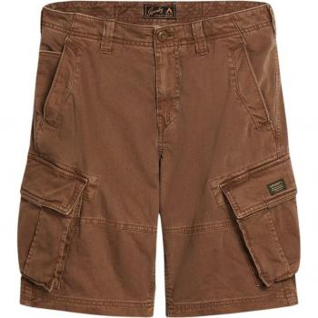 Pantalón Corto Cargo Superdry Core Marrón para Hombre 32 Casual Algodón