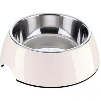 Futternapf Für Hunde Hunter Edelstahl Melamine Weiß (18,5 X 18,5 X 9,5 Cm)