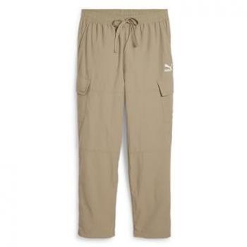 PUMA Sporthose Classics Cargohose Herren, Größe L, beige