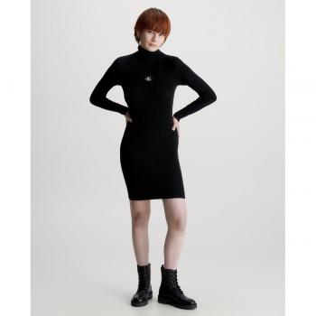 Calvin Klein Vestito Donna Corto A Maniche Lunghe Art. J20j221690 Black
