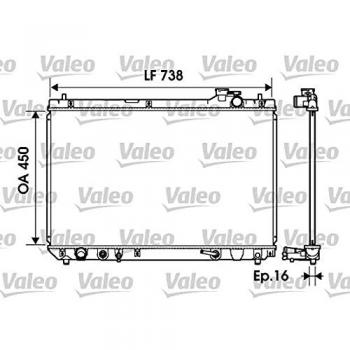 Radiateur de moteur VALEO 734194