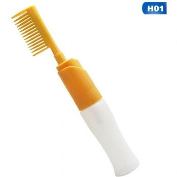 Empty Hair Dye Bottle with Brush