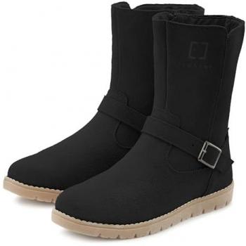 Winterstiefel ELBSAND Damen, Gr. 36, schwarz, wind