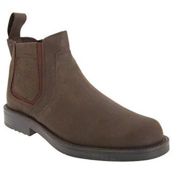 Roamers Herren Händlerstiefel aus Softleder 9 UK braun