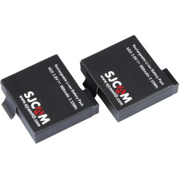 SJCAM Original 3.8V 900mAh Battery for M20 Sports DV Camera (2-Pack)