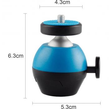 1/4-inch Mini Ball Head for Camera Tripod