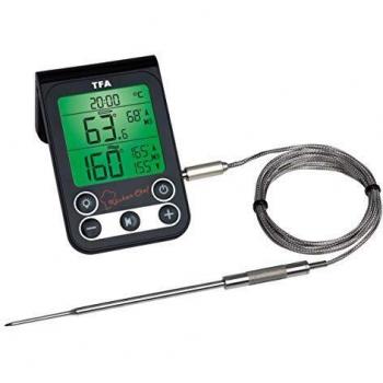 TFA Dostmann Termometro digitale da cucina Chef con controllo della temperatura