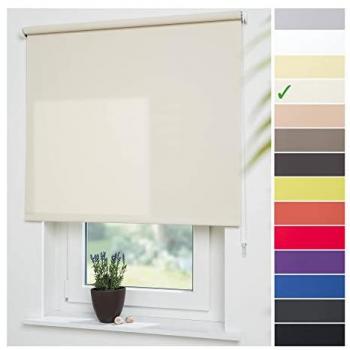 Fensterrollo 240 x 102 cm, cream