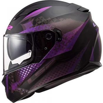 LS2 Casco STREAM EVO LUX MAT Negro/Rosa