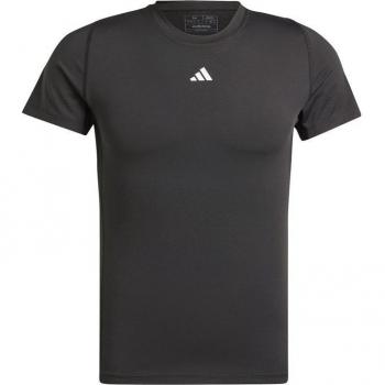 Adidas Herren AEROREADY Techfit T-Shirt Grau Schwarz XL