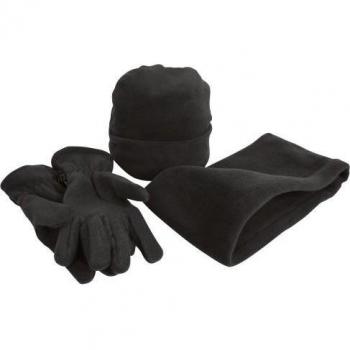 Collezione Rosso Inverno S: Cappello, Guanti e Collare Caldo