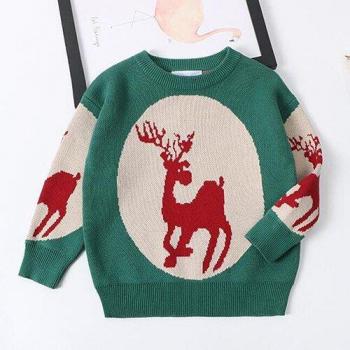 Chandail de Noël pour enfants avec impression de dessins animés