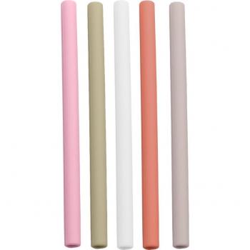 Silicone-Lid Bamboo Straw Cup