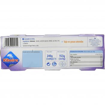 Calamar Tinta Ribeira 3L 80 g