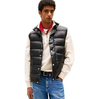 Gilet Tommy Jeans Nera con Taglio Regular Fit