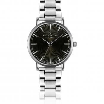 Silber-Glanz Armbanduhr Philipp Blanc Vernier 40 mm