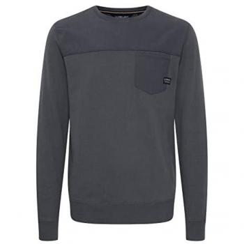11 Project Sweatjacke „PRViktor“ – Herren, XL, grau, casual Rundhals