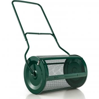Spandiconcime Rullo 68 cm Verde – impugnatura pratica, chiusure laterali, rete in metallo