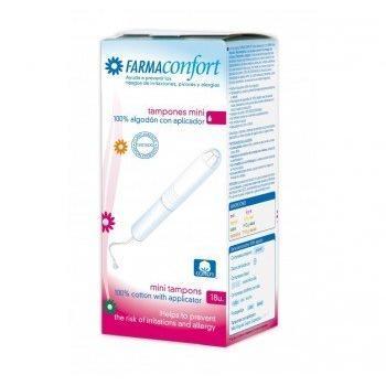 Biodegradable Tampones 100% Algodón Farmaconfort