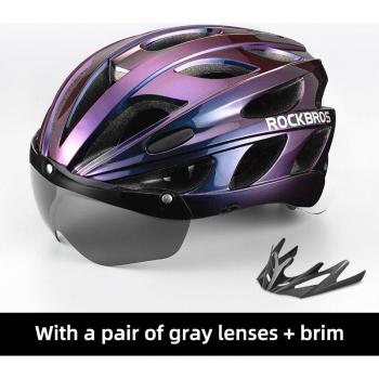 ROCKBROS MTB and Road Bike Helmet with Goggles