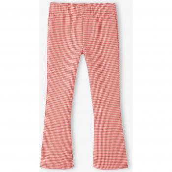 Leggings Rojos a Cuadros para Niña VERTBAUDET
