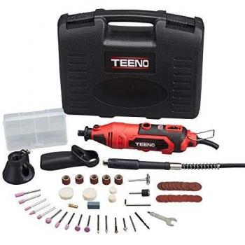 TEENO Variable Speed Rotary Tool 135W and 80pcs Accessory