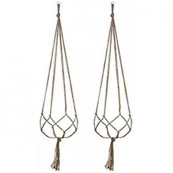 Handcrafted Hemp Rope Planter