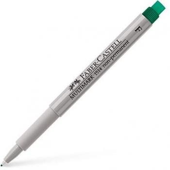 Feutre Non Permanent Faber-Castell Multimark Vert