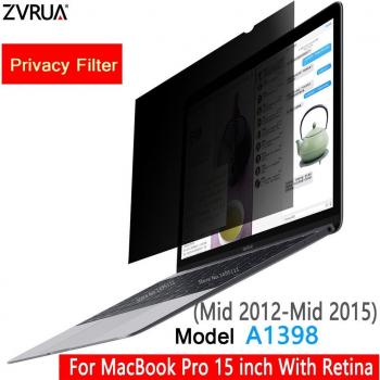 Filtre de protection écran MacBook Pro 15 pouces Retina A1398