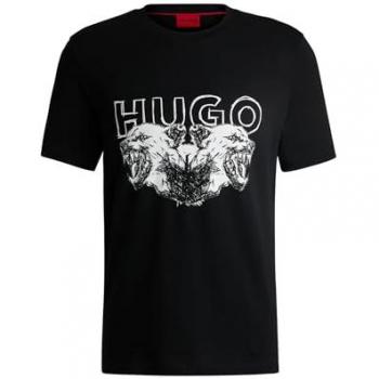 HUGO T-shirt Durro 50538257 Nero Regular Fit