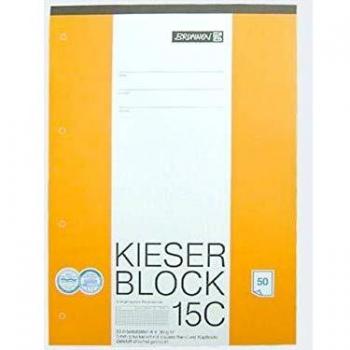 Kieserblock kariert 15C, Brunnen