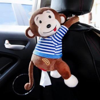 Boîte à mouchoirs décorative singe