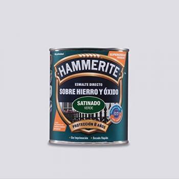 HAMMERITE-Esmalte Antioxidante Satinado Verde 750 ml