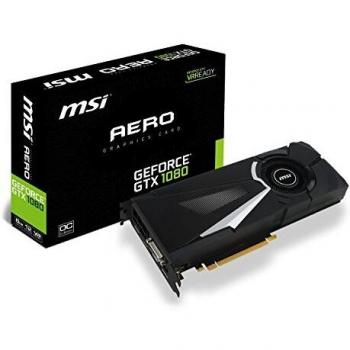 EVGA GeForce GTX 1080 SC Black Edition Scheda Grafica da 8GB GDDR5X, 2560 Core, 1759MHz GPU, Nero