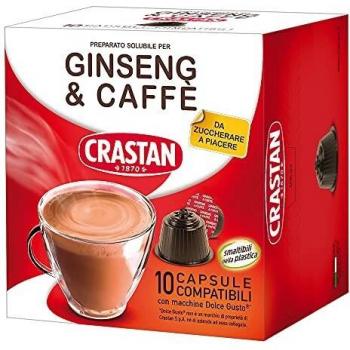 Capsule Ginseng e Caffè Crastan per Dolce Gusto